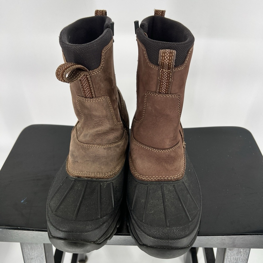 Brown LL Bean Mens Storm Chaser Boots Side Zip TEK 2.5 Size 7 M
